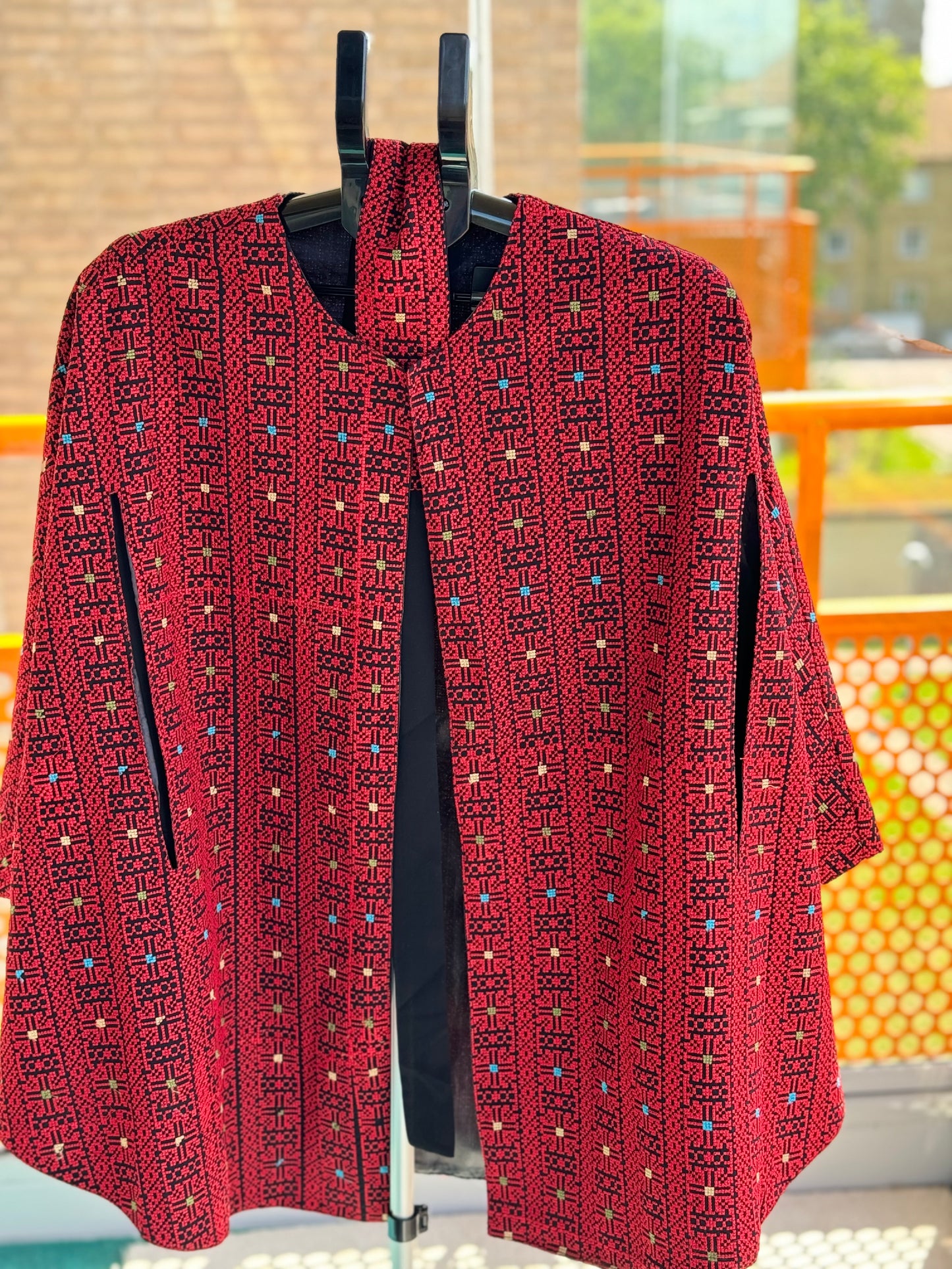 Cape with colorful traditional embroidery 2024