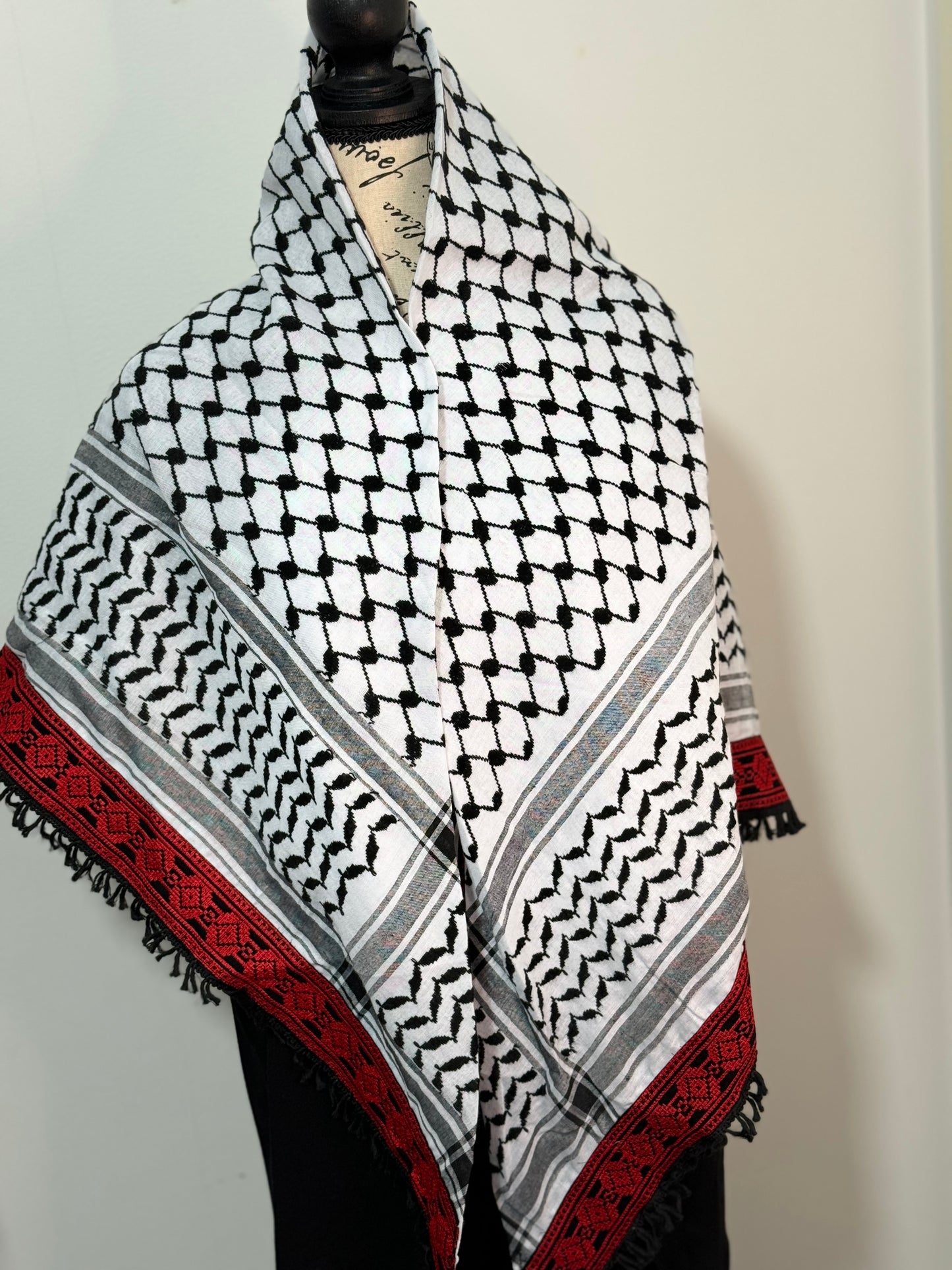 Palestinian embroidered Kofia