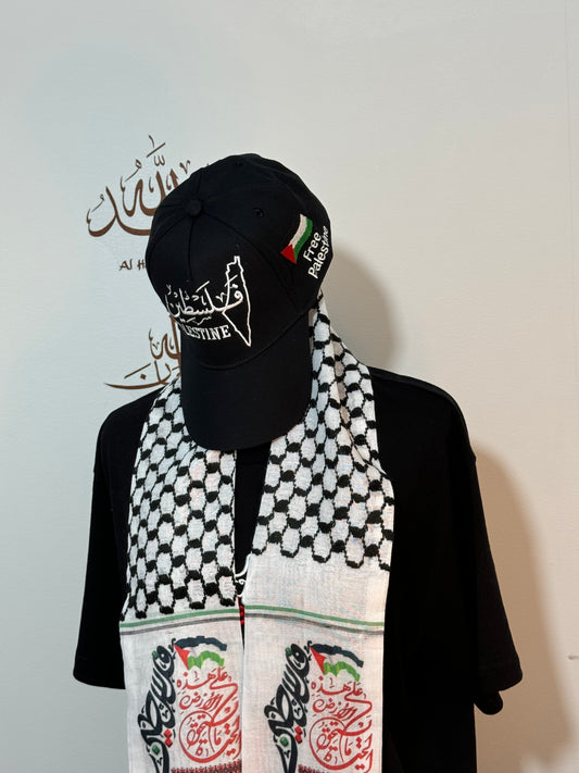 Caps with Palestine embroidery